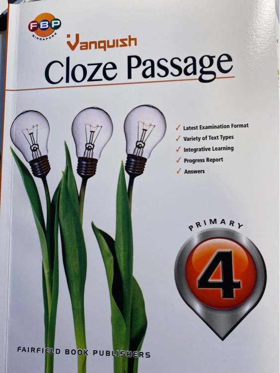 Vanquish Cloze Passage Primary 4