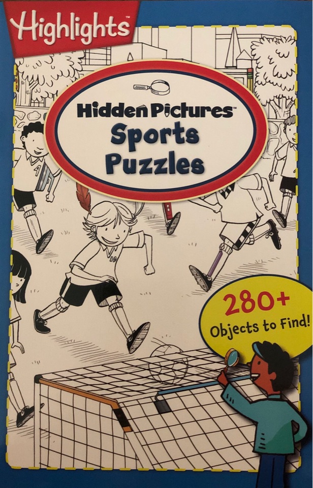 Hidden Pictures Sports Puzzles