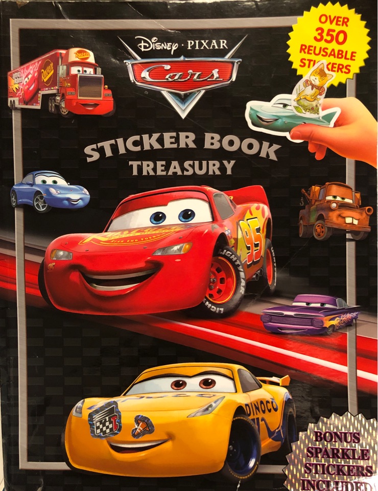 Sticker Book Treasury Disney Pixar Cars