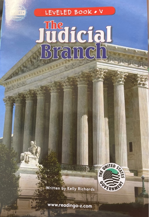 The judicial branch (RAZ V)