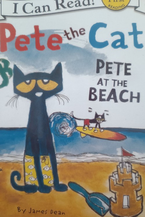 Pete  the cat Pete at the beach