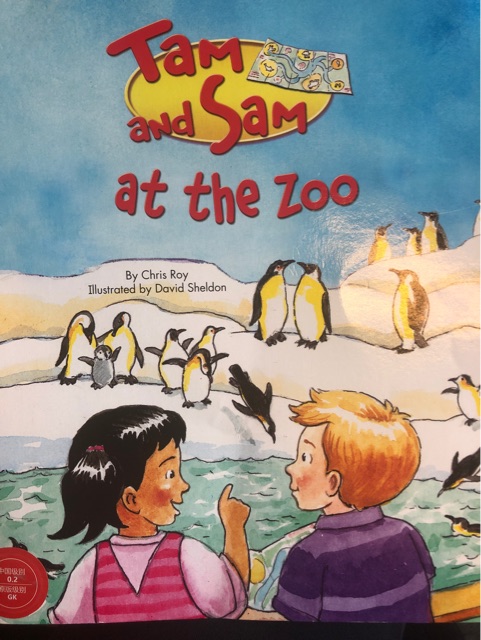 Tom and Sam at the zoo