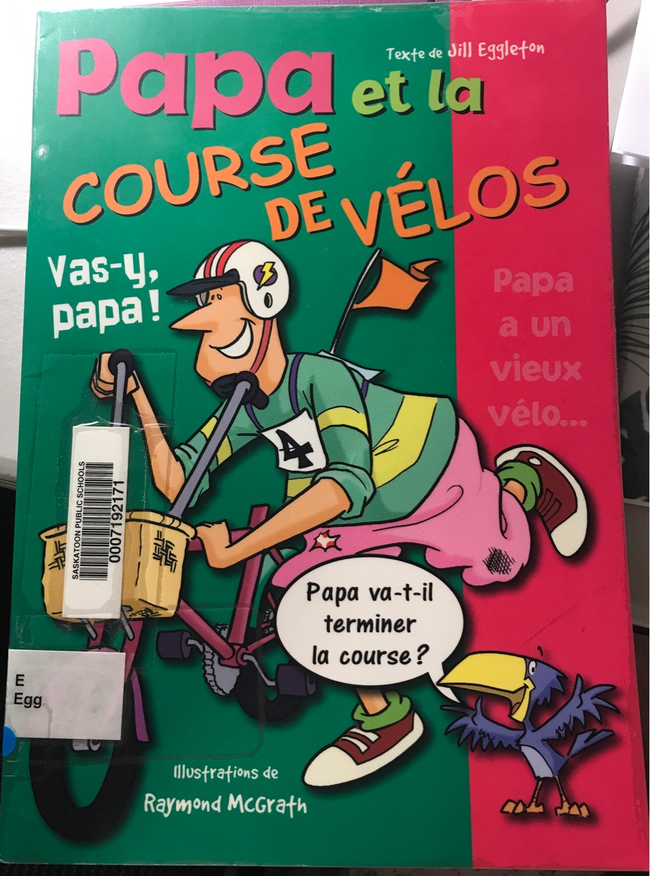 Papa et la course de velos