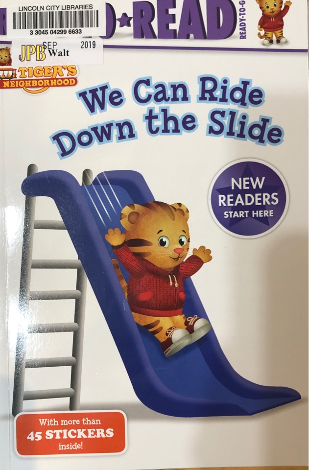 We can ride down the slide