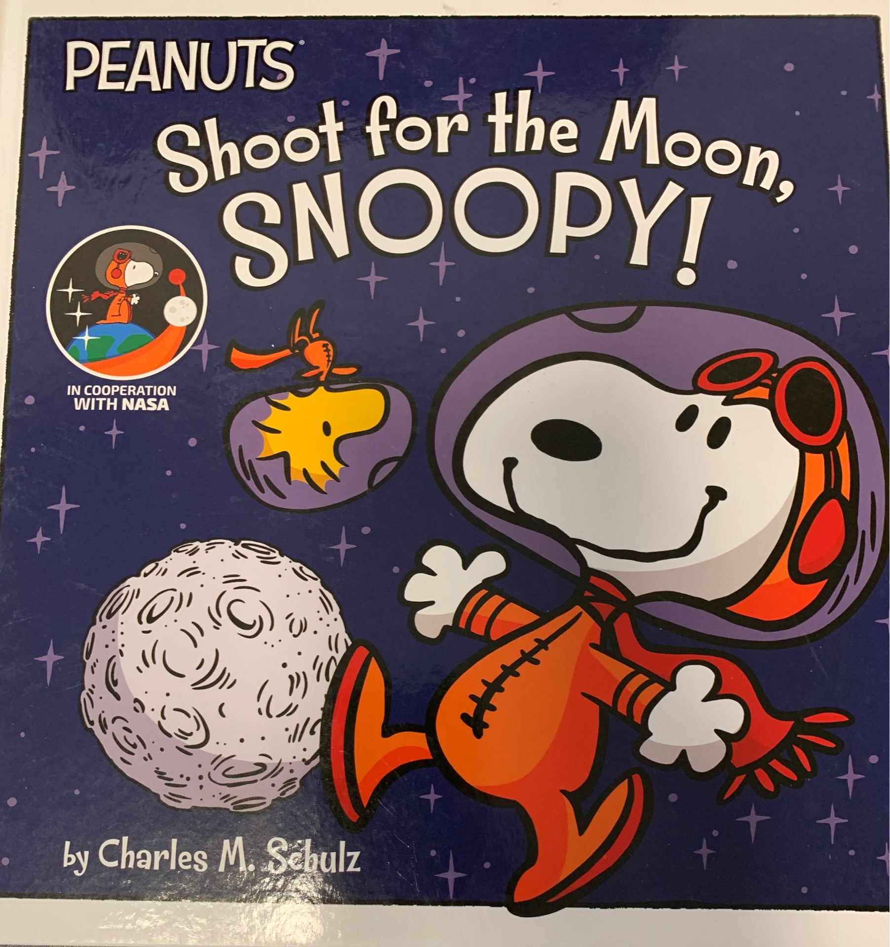 Shoot for the moon,snoopy!