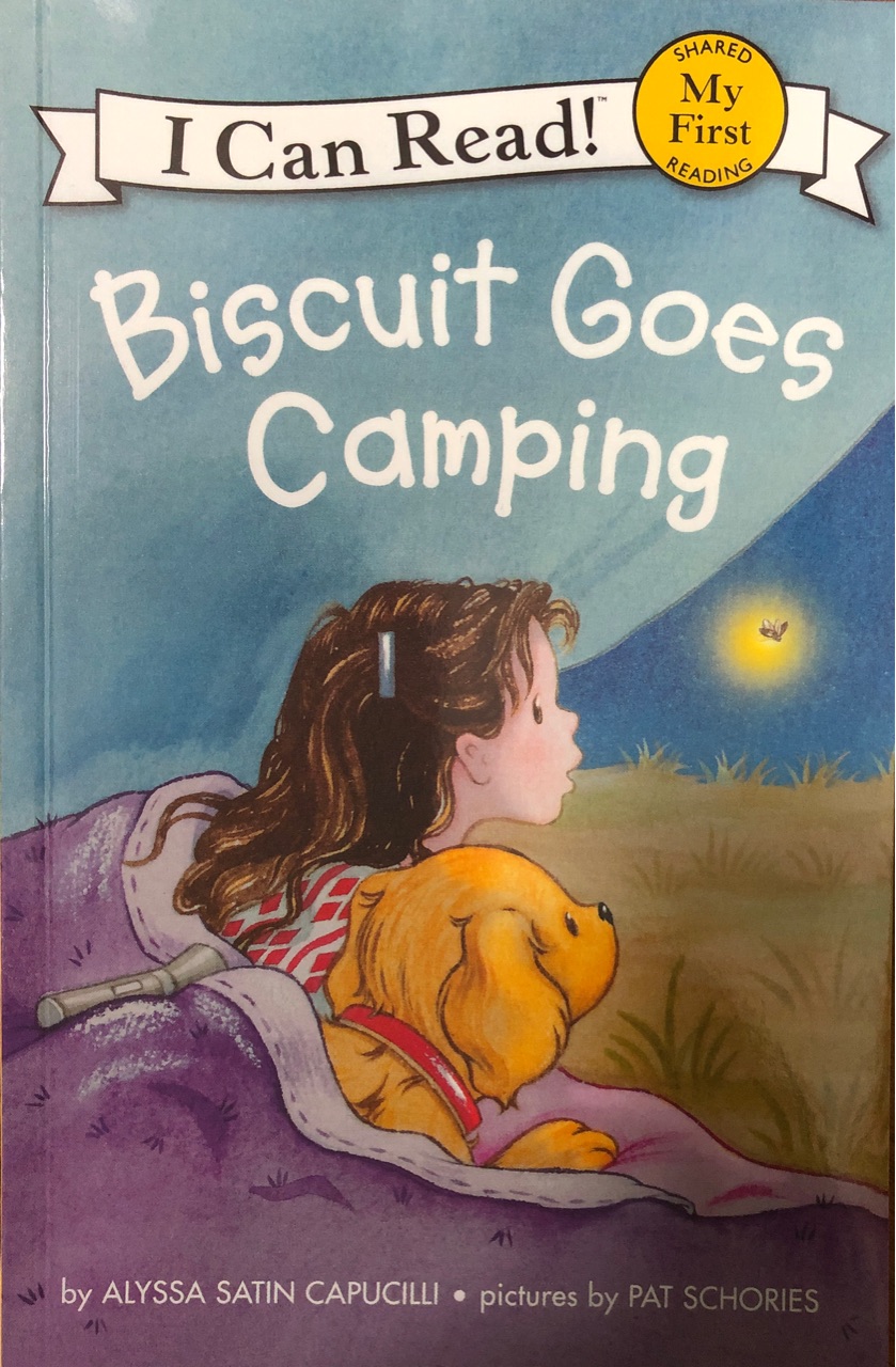 Biscuit goes camping