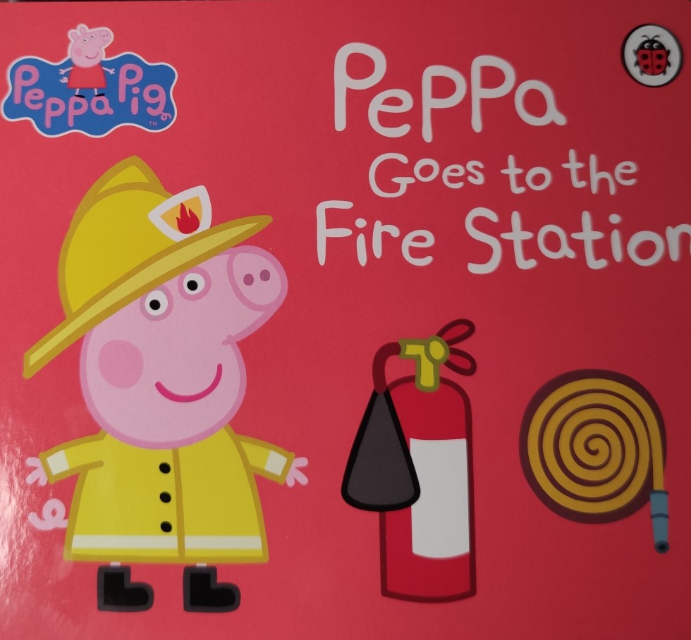 peppa goes to the fire station