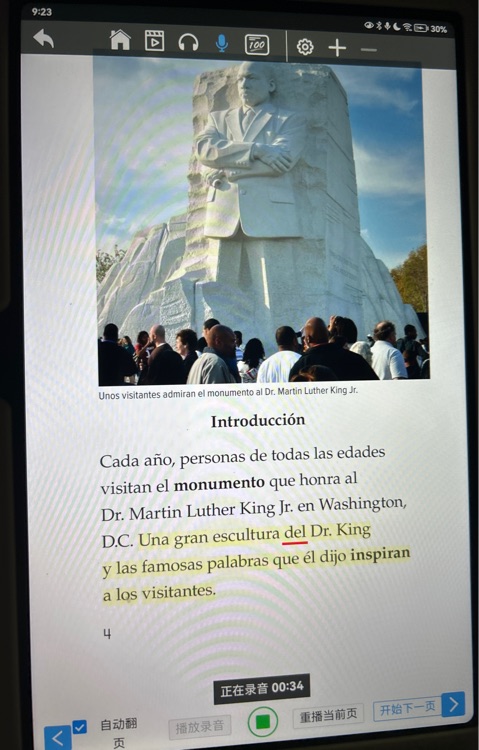 El monumento de Dr king