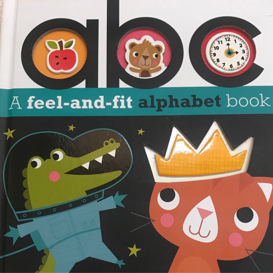 A feel-and-fit alphabet book