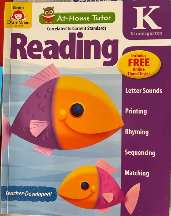 Evan moor-reading k