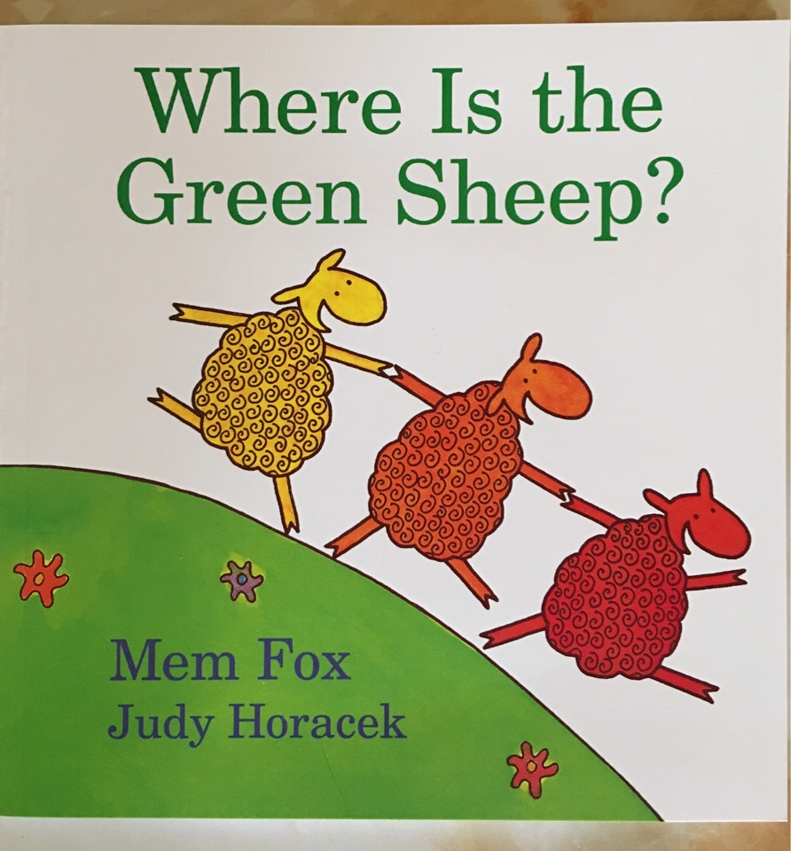 Where is the green sheep