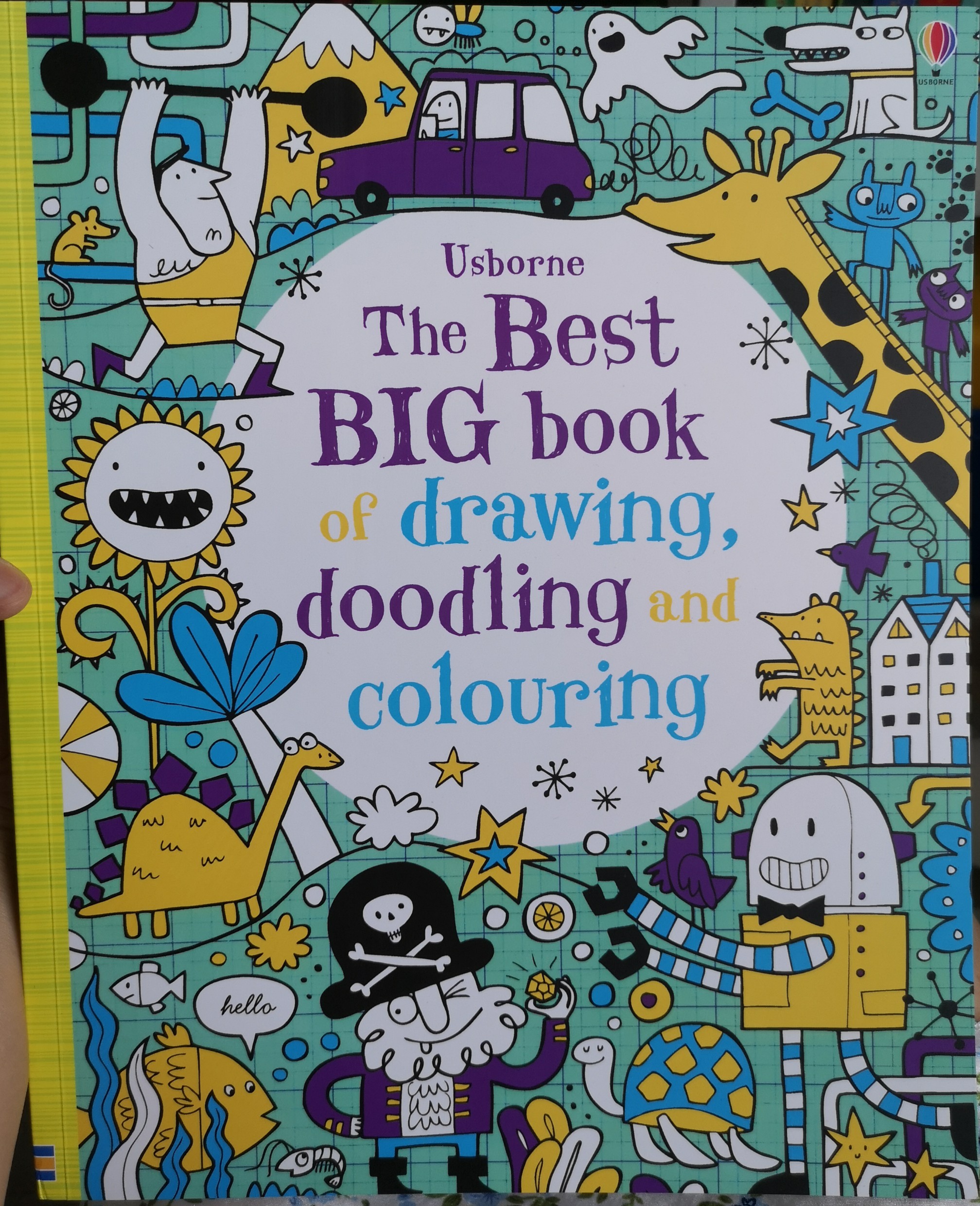 The Best BIG book of drawing, doodling and colouring