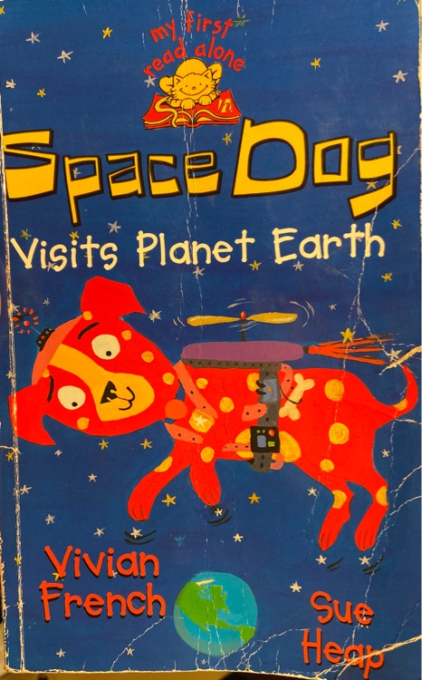 Space dog visits planet Earth