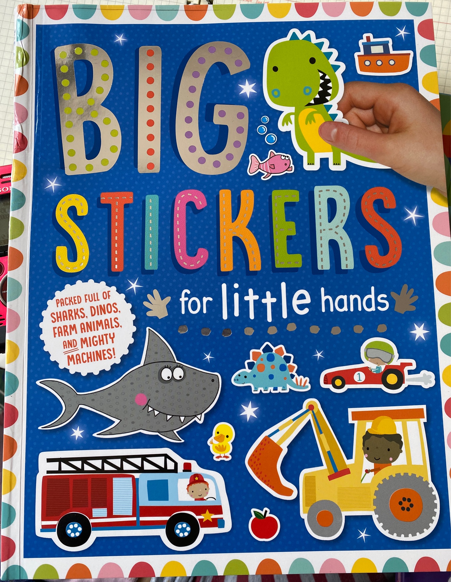 big stickers for little hands