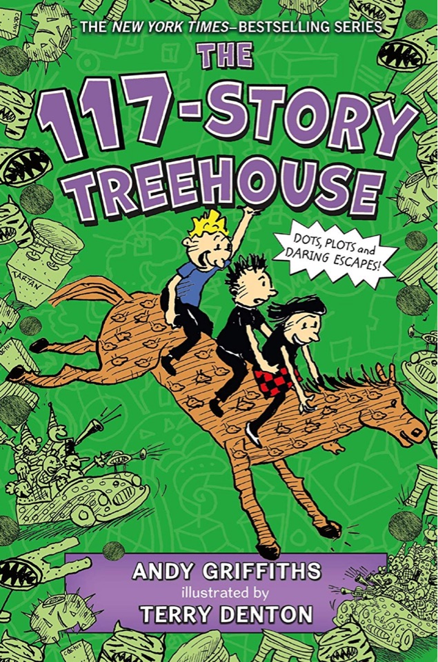 The 117-Story Treehouse: Dots, Plots & Daring Escapes! (The Treehouse Books)