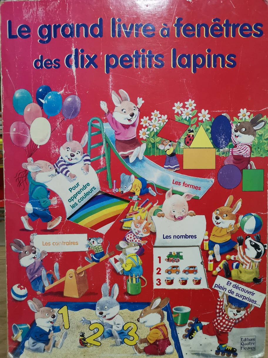 le grand livre à fenêtres des dix petits lapins