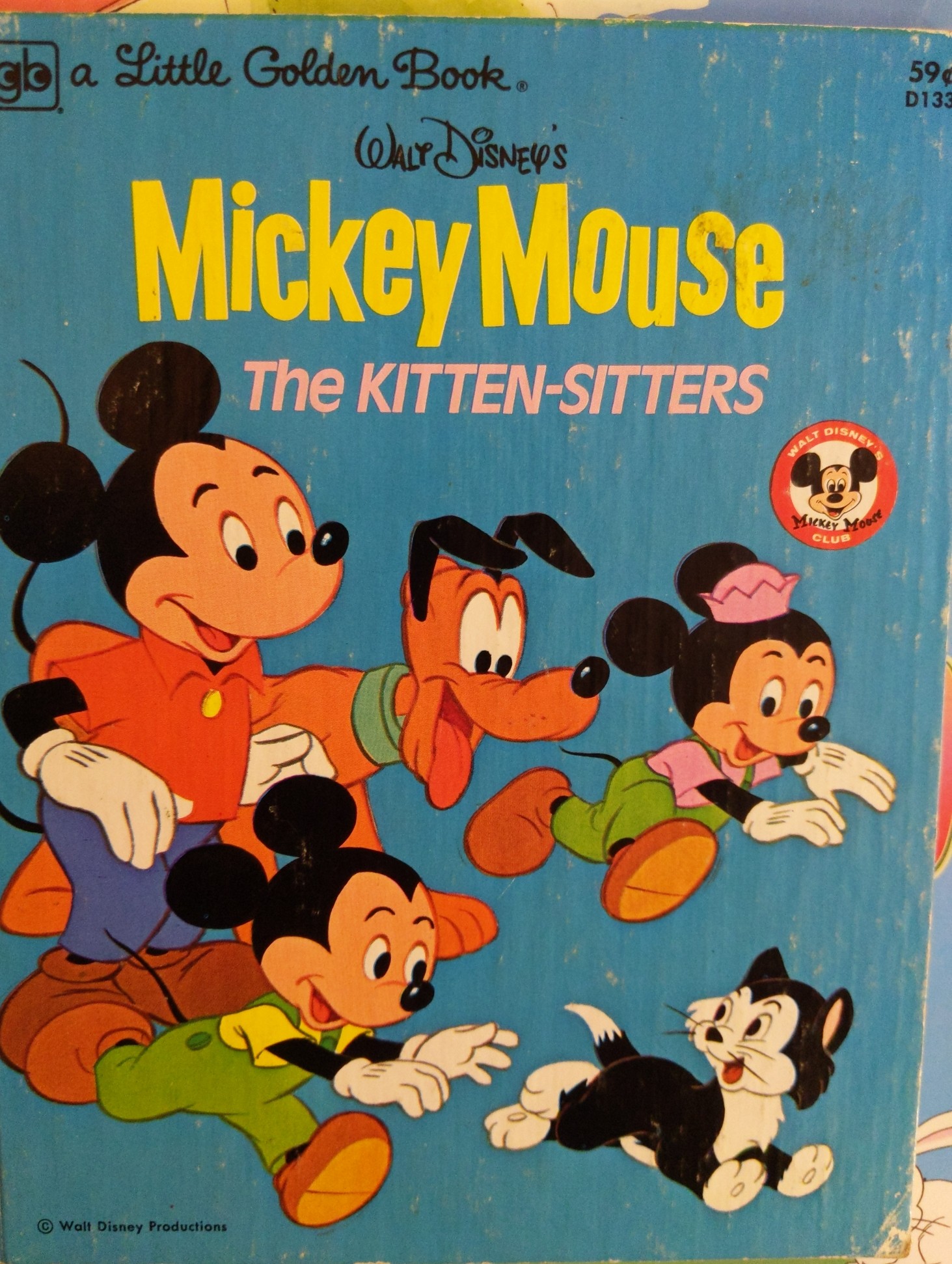 Mickey Mouse the kitten sitter