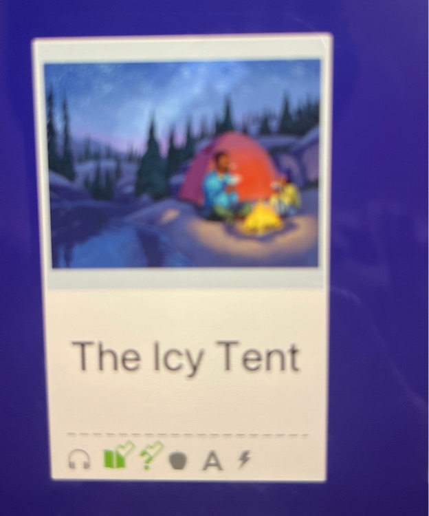 The icy tent Raz Q