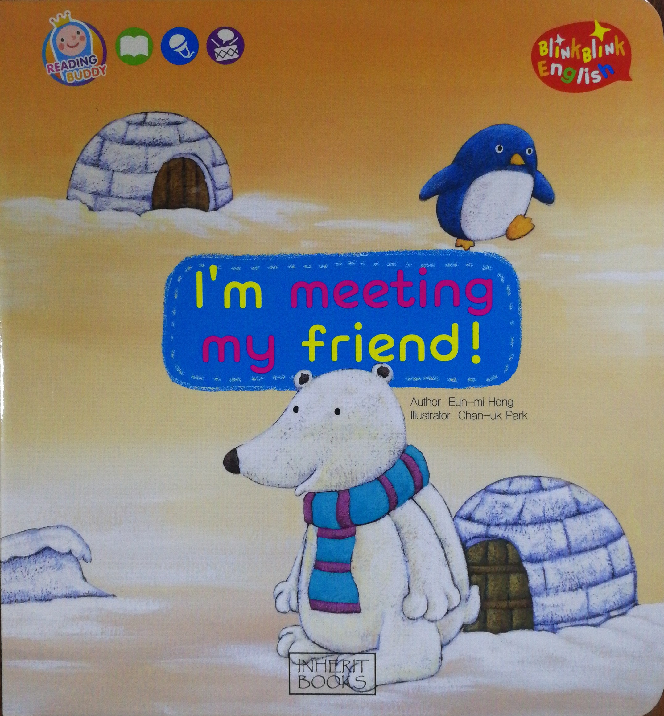 Blink blink English:I'm meeting my friend!