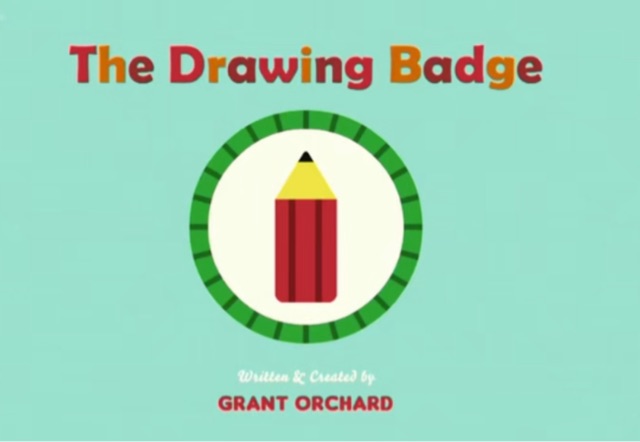 the drawing badge