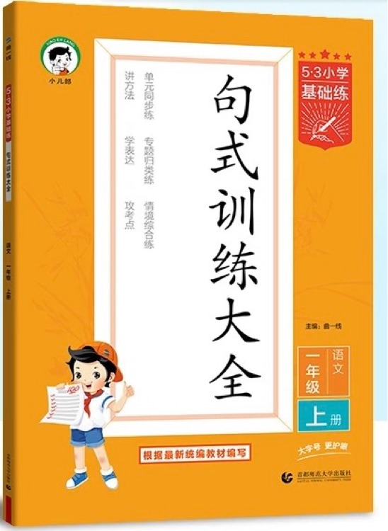5·3小学基础练 句式训练大全 语文 一年级上册