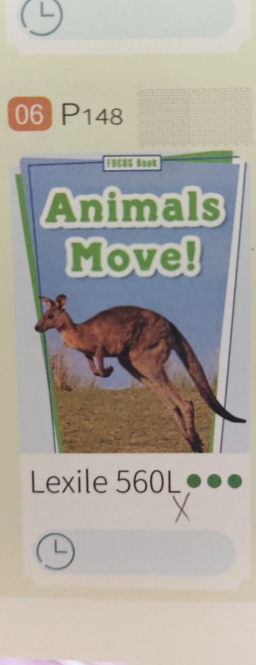 animals move!
