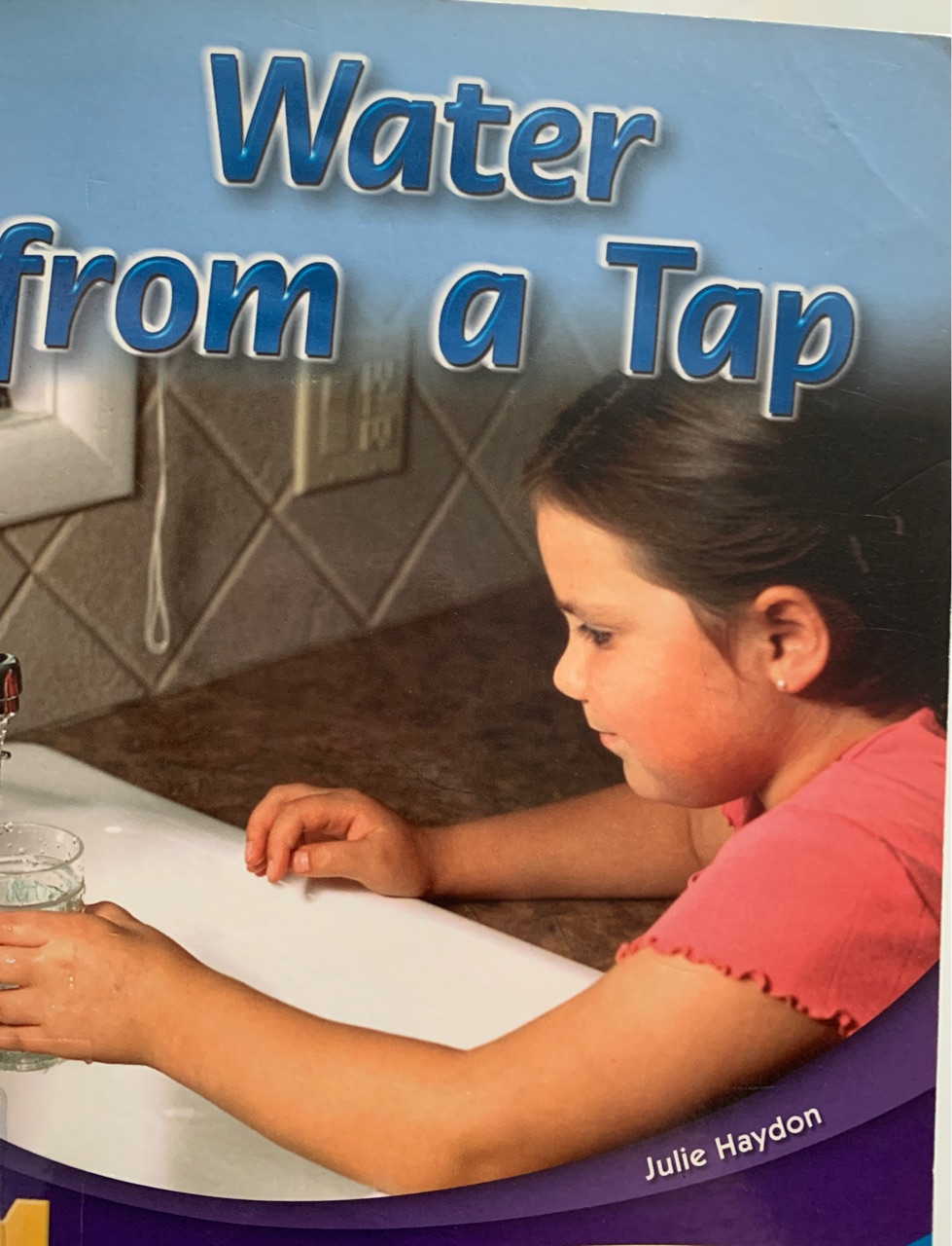 Water from a tap