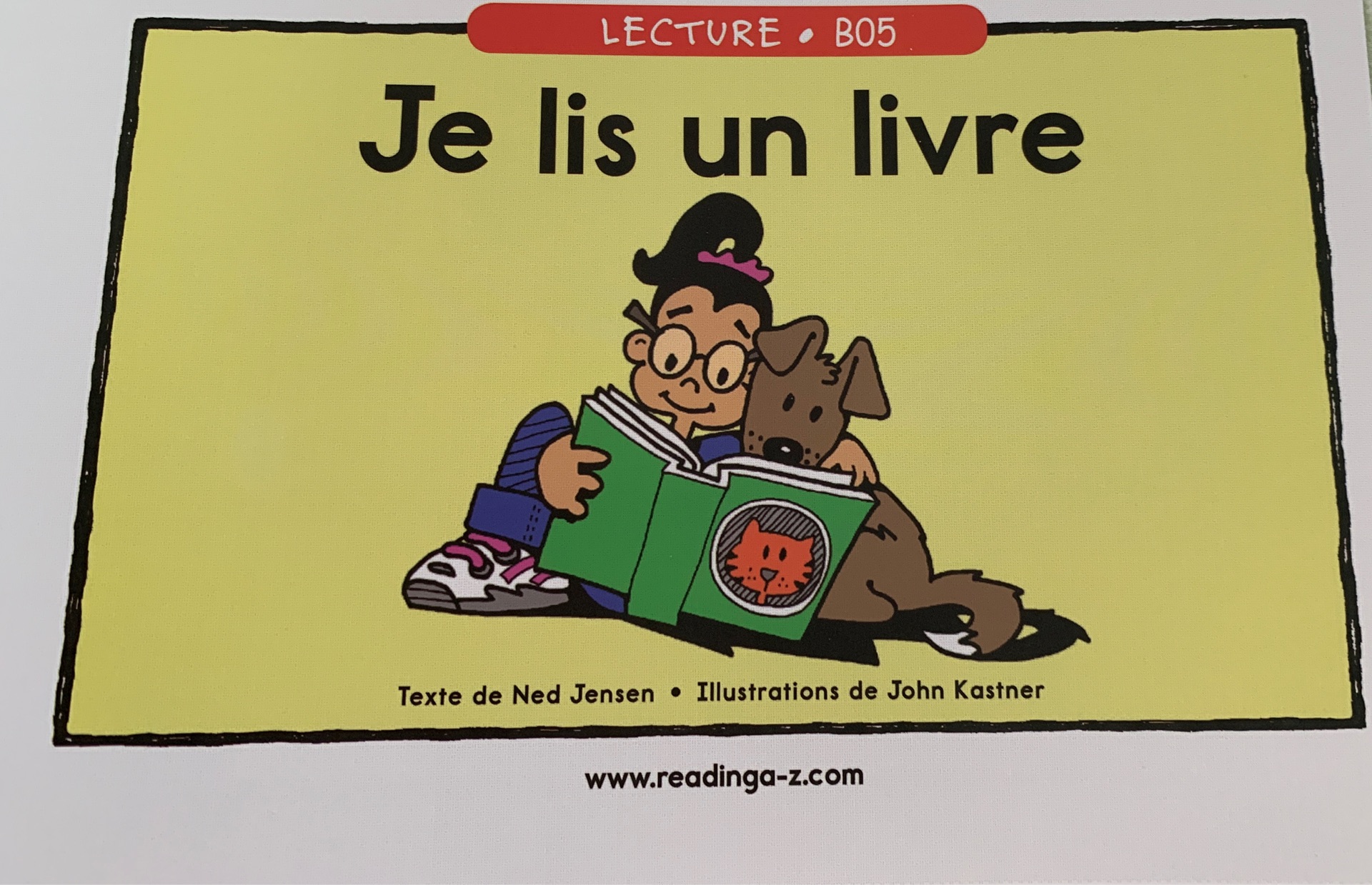 B05 - Je lis un livre