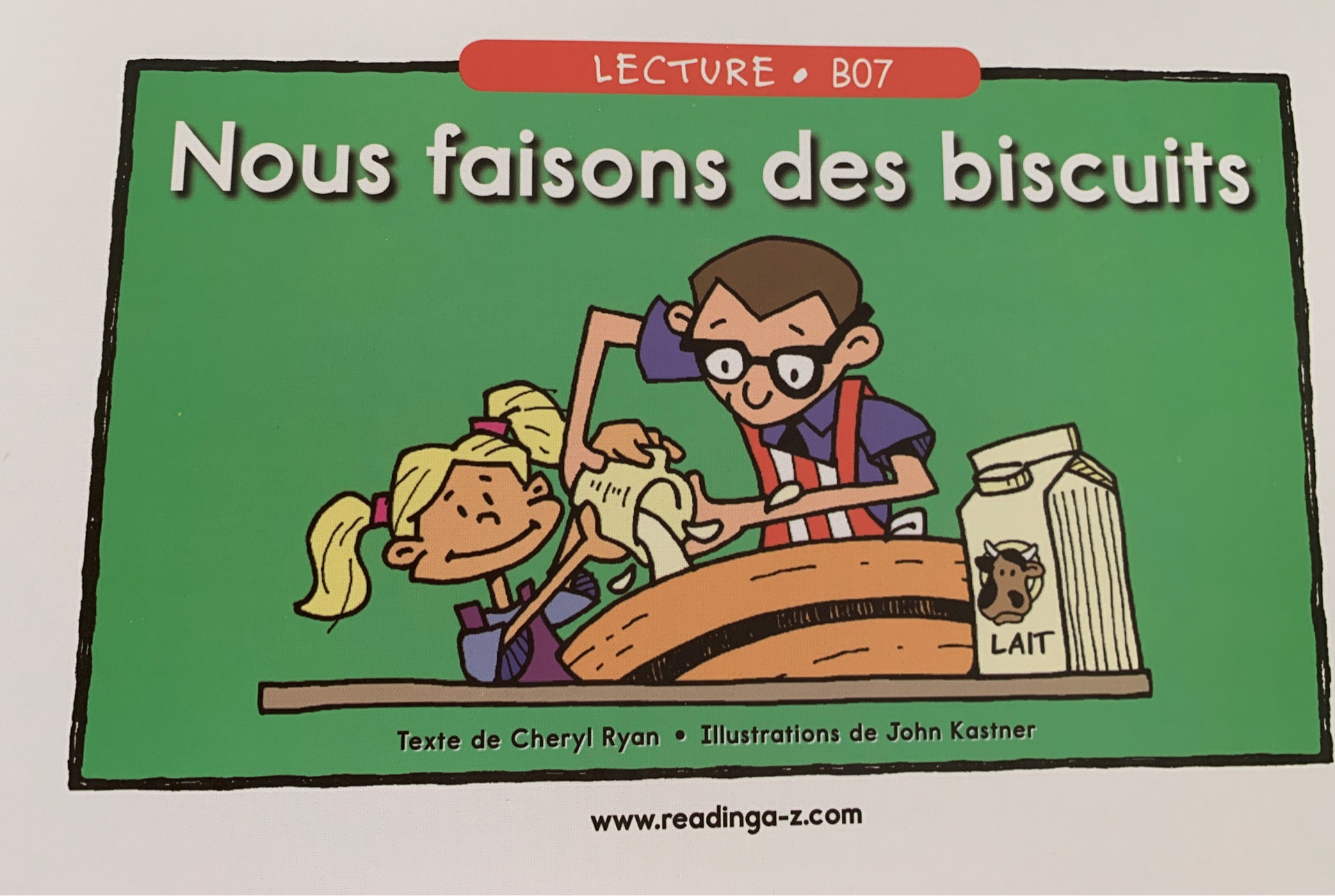 B07 - Nous faisons des biscuits