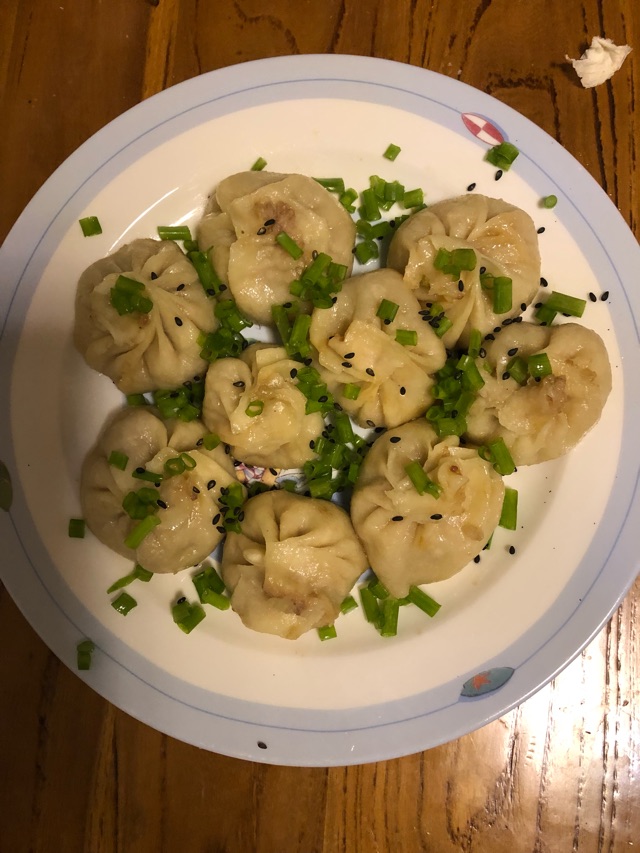 曬熊娃晚飯嘍