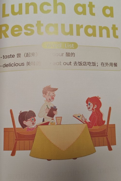 lunch at a restaurant