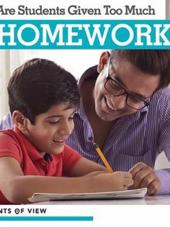 Are students given too much homework?