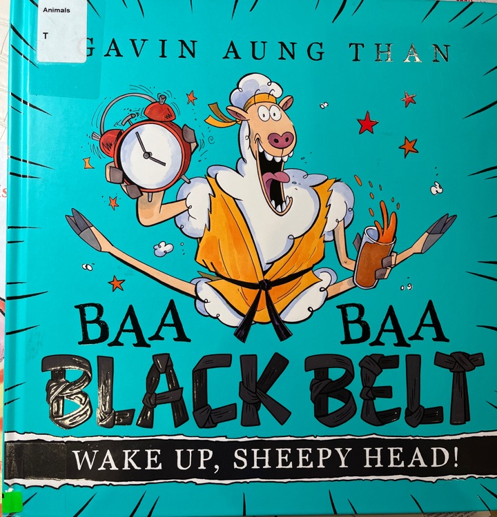 Wake up,sheepy head! Baa baa black belt