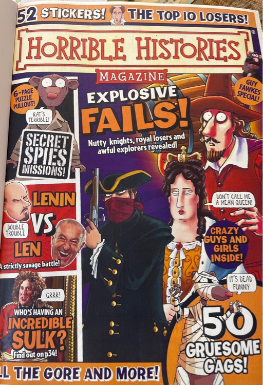 horrible histories magzine