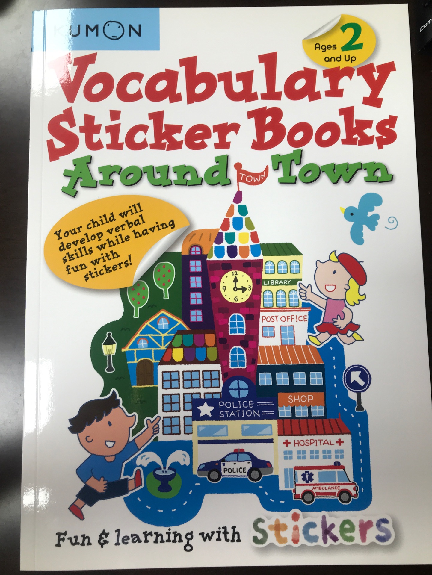 Vocabulary Sticker Books Around Town