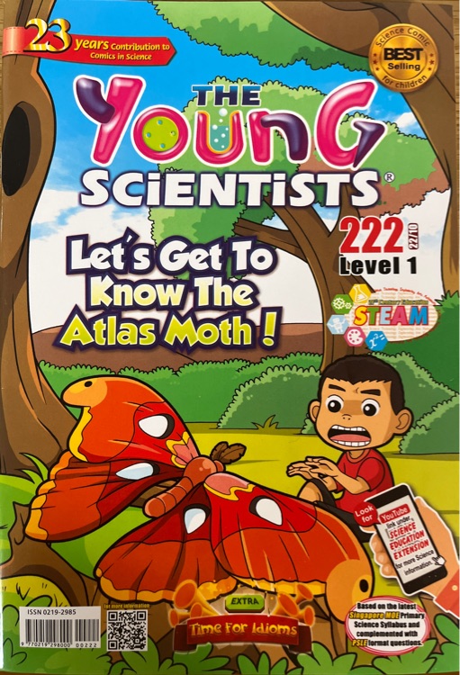 the young scientists level 1 222 let's get to know the atlas moth