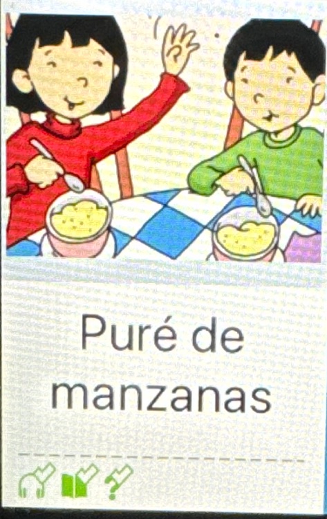 Spanish raz B puré de manzanas