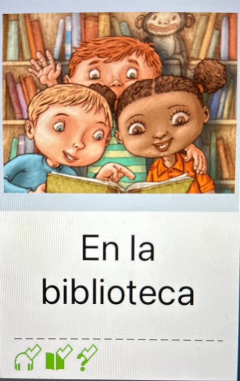 spanish raz D En la biblioteca