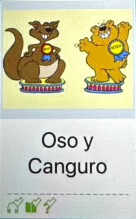 Spanish RAZ E Oso y Canguro