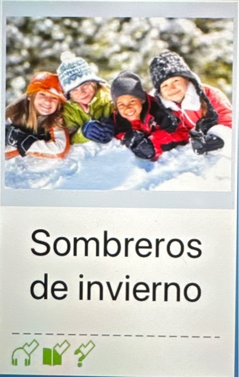 Spanish RAZ E sombreros de invierno