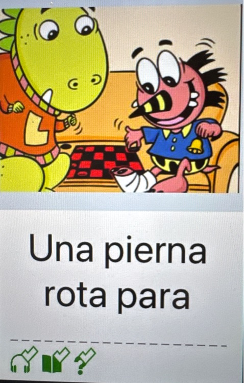 Spanish RAZ J Una pierna rota para
