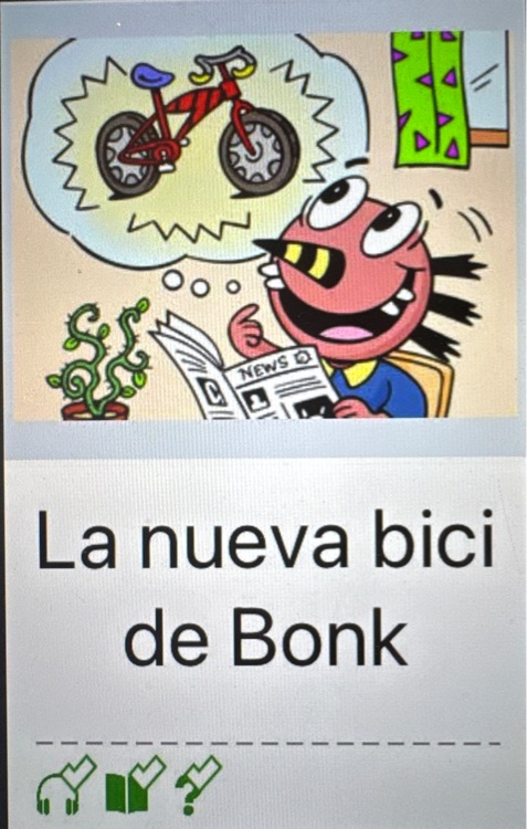 Spanish RAZ J La nueva bici de Bonk