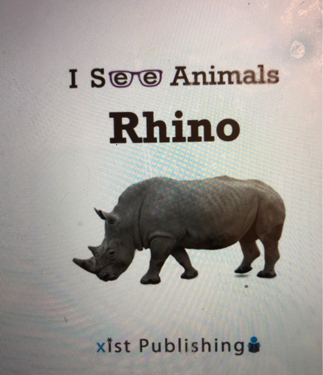 I see animals: rhino