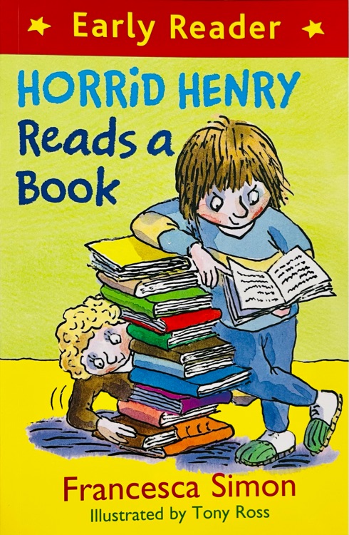 Horrid Henry reads a book