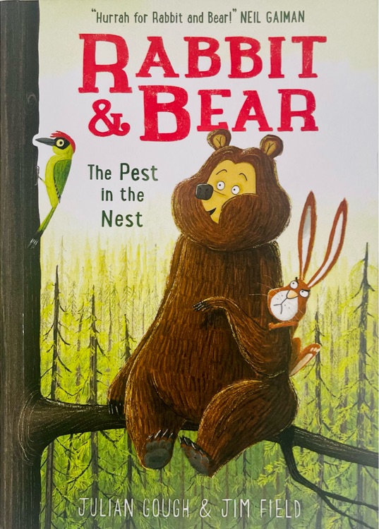 rabbit and bear the pest in the nest