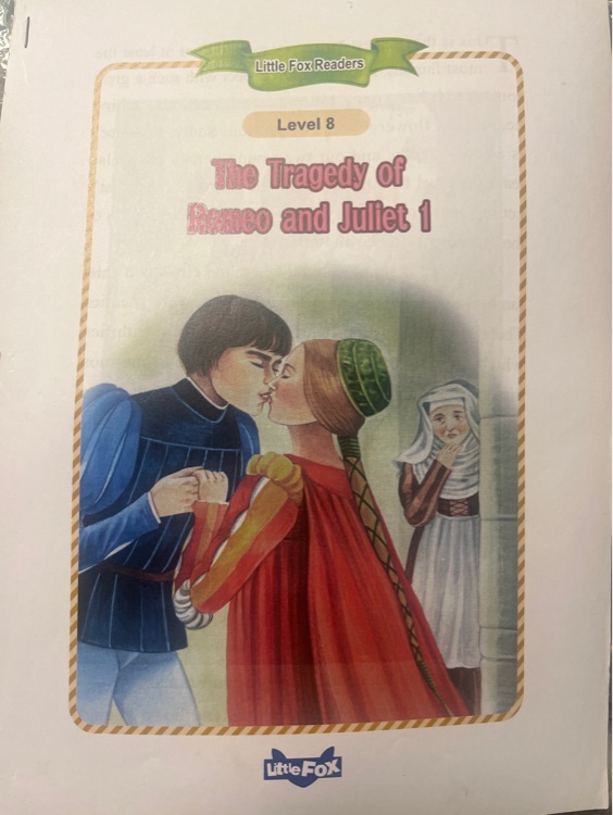 The Tragedy of Romeo and Juliet羅密歐與朱麗葉