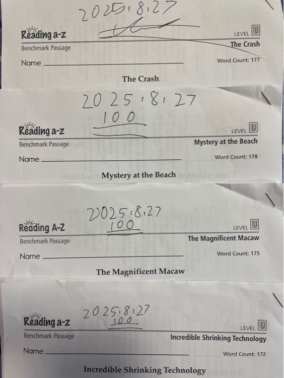 RAZ U短文4篇