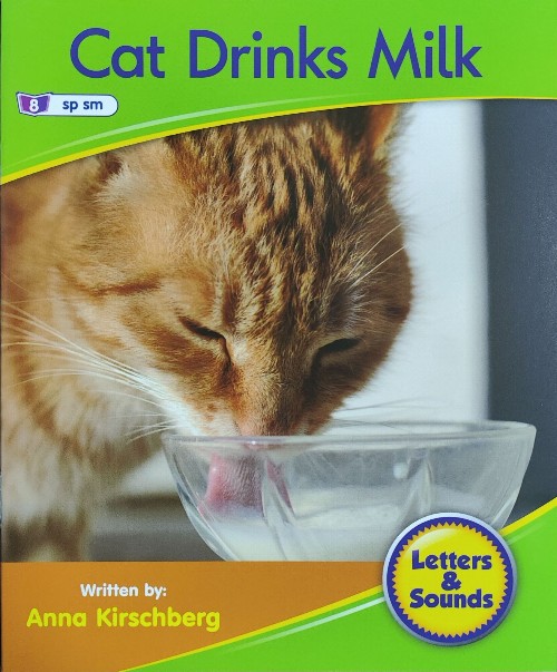 Cat Drinks Milk