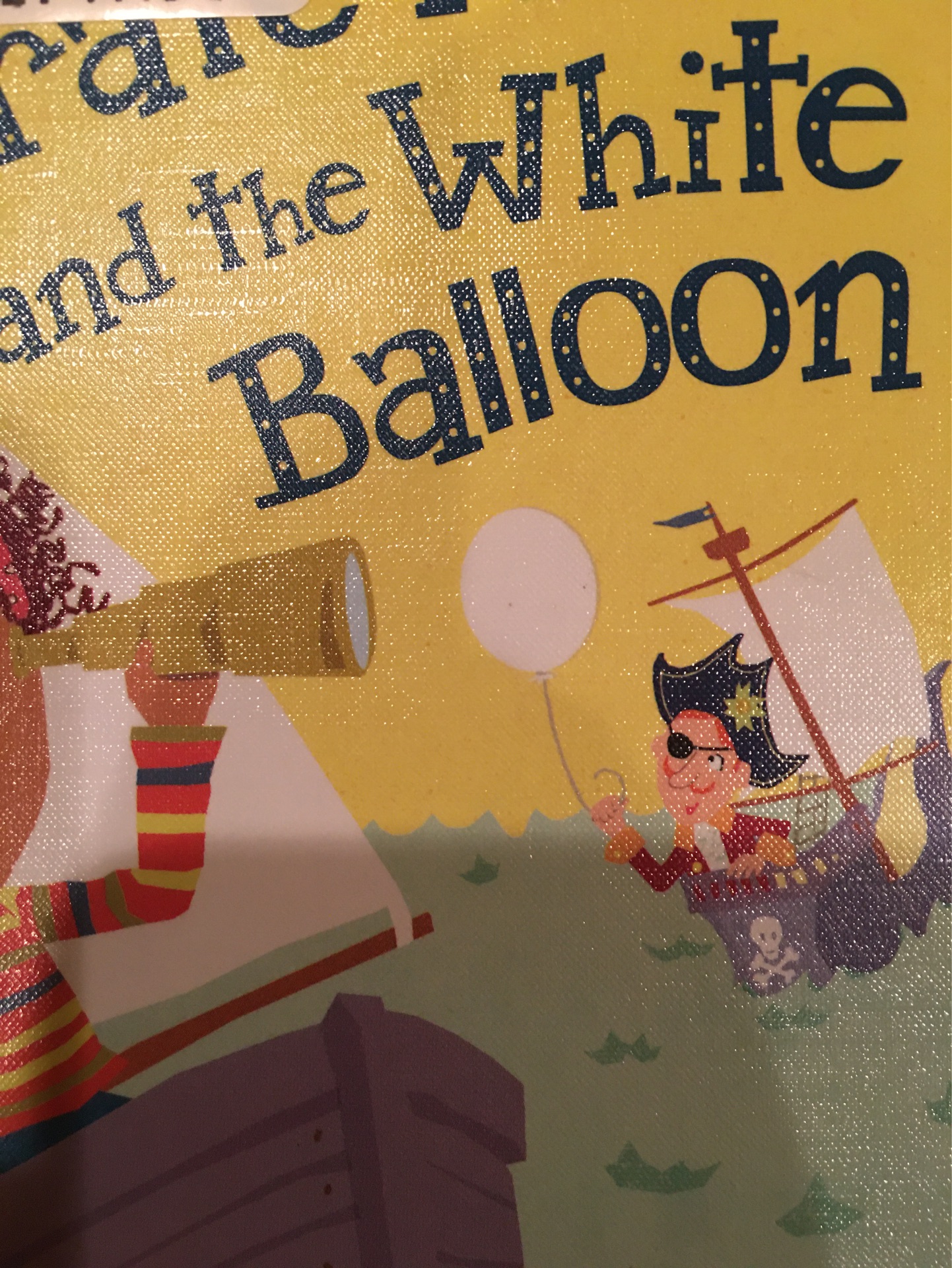 Pirate Pickle and the white ballon