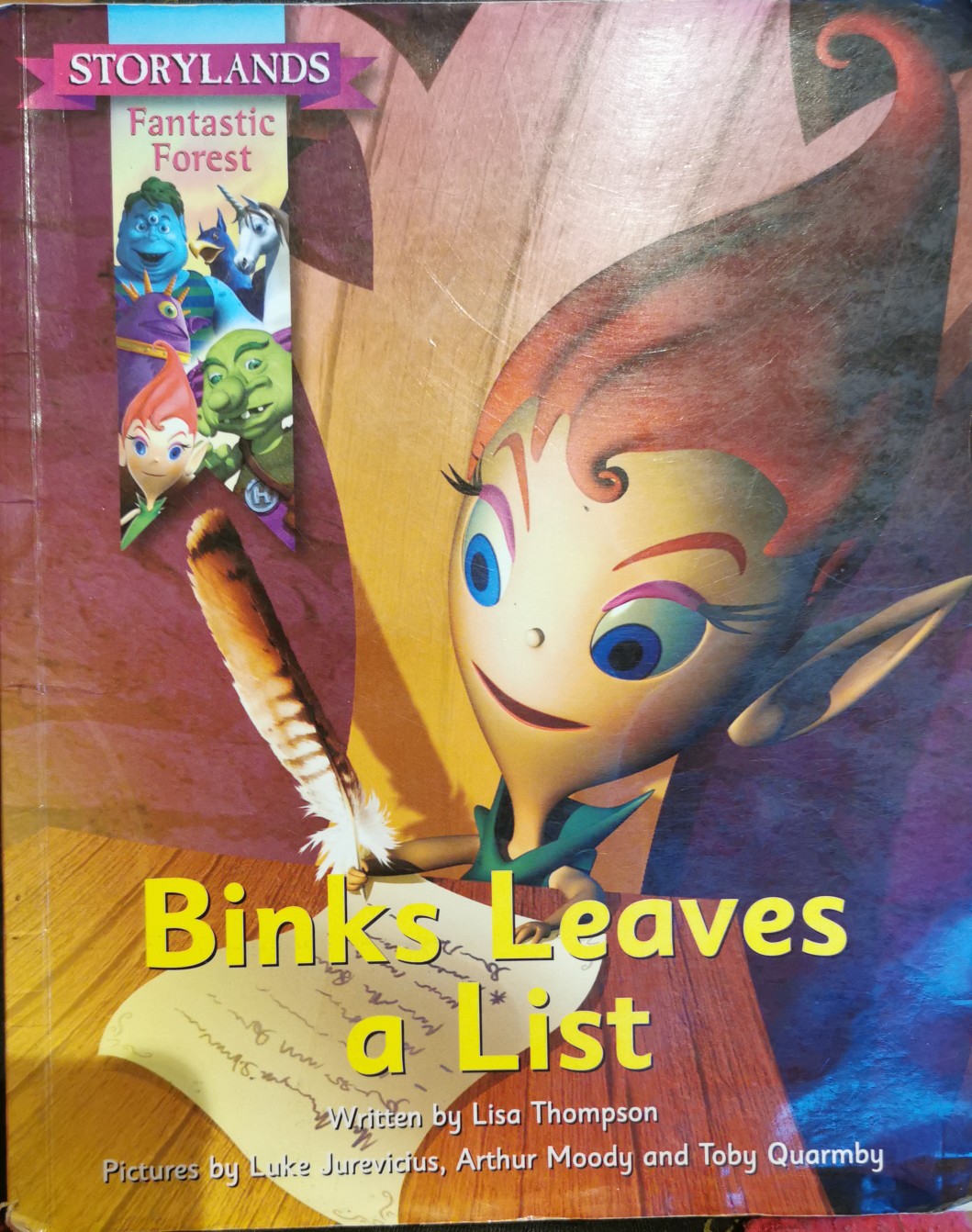 Binks leaves a list